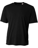 A4-N3402-Mens Sprint Performance T-Shirt-BLACK