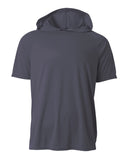 A4-N3408-Mens Cooling Performance Hooded T-shirt-GRAPHITE