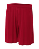 A4-N5244-Adult 7" Inseam Cooling Performance Shorts-CARDINAL