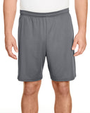 A4-N5244-Adult 7" Inseam Cooling Performance Shorts-GRAPHITE