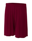 A4-N5244-Adult 7" Inseam Cooling Performance Shorts-MAROON