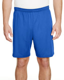 A4-N5244-Adult 7" Inseam Cooling Performance Shorts-ROYAL