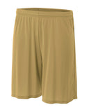 A4-N5244-Adult 7" Inseam Cooling Performance Shorts-VEGAS GOLD