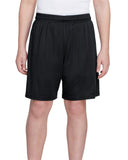 A4-NB5244-Youth Cooling Performance Polyester Short-BLACK