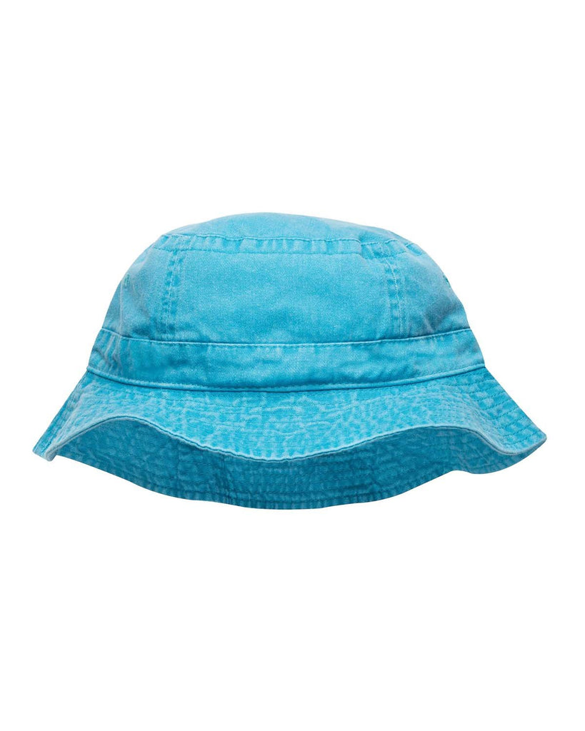 Adams-ACVA101-Vacationer Pigment Dyed Bucket Hat-CARIBBEAN BLUE