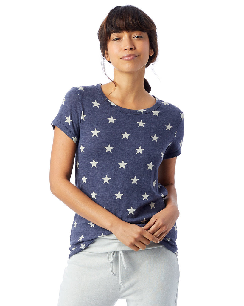 Alternative-01940E1-Ladies Ideal Eco-Jersey T-Shirt-STARS