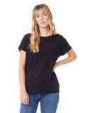 Alternative-04134C1-Ladies Rocker Garment-Dyed T-Shirt-BLACK