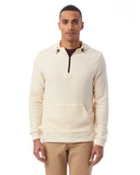 Alternative-43251RT-Adult Quarter Zip Fleece Hooded Sweatshirt-ECO CANVAS
