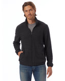 Alternative-43262RT-Adult Full Zip Fleece Jacket-ECO BLACK