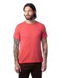 Alternative-4400HM-Mens Modal Tri-Blend T-Shirt-FADED RED