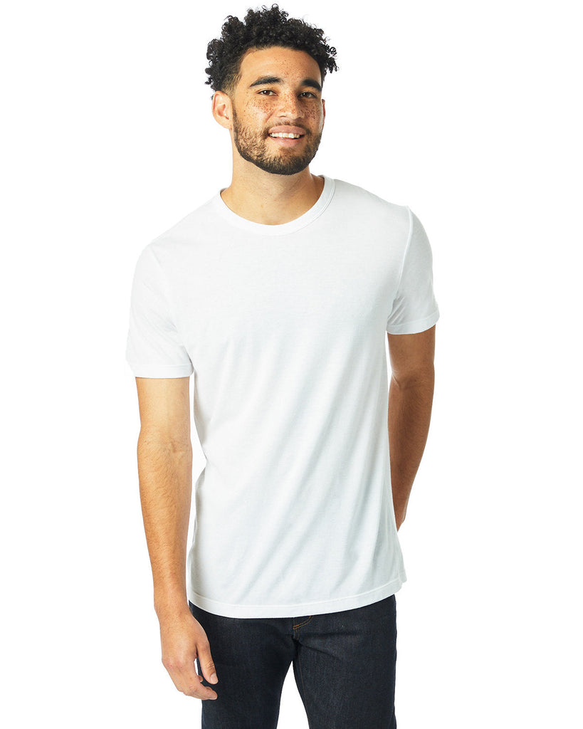 Alternative-4400HM-Mens Modal Tri-Blend T-Shirt-WHITE
