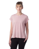 Alternative-4461HM-Ladies Modal Tri-Blend Raw Edge Muscle T-Shirt-ROSE QUARTZ