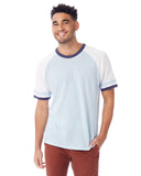 Alternative-5093BP-Unisex Slapshot Vintage Jersey  T-Shirt-BL SKY/ WHT/ NVY