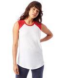 Alternative-5104BP-Ladies Team Player T-Shirt-WHITE / RED