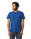 Alternative-6094S1-Mens Slub Crew T-Shirt-ROYAL BLUE