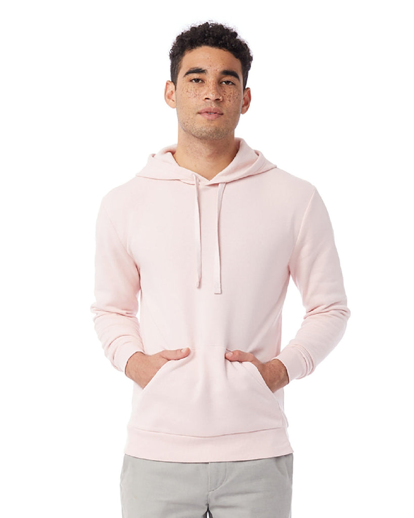 Alternative-8804PF-Adult Eco Cozy Fleece Pullover Hooded Sweatshirt-FADED PINK