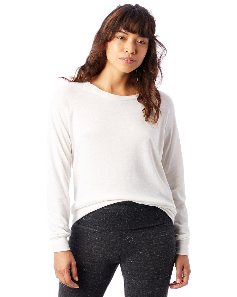 Alternative-AA1990-Ladies Slouchy Eco-Jersey Pullover-ECO IVORY