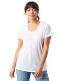 Alternative-AA2620-Ladies Kimber Slinky Jersey T-Shirt-WHITE
