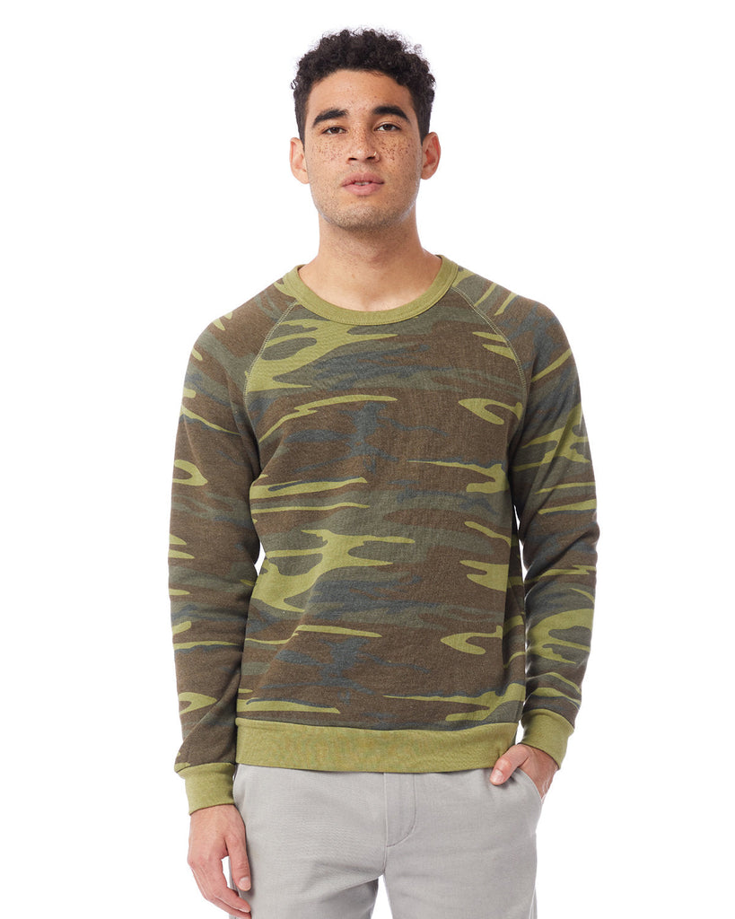 Alternative-AA9575-Unisex Champ Eco-Fleece Solid Sweatshirt-CAMO