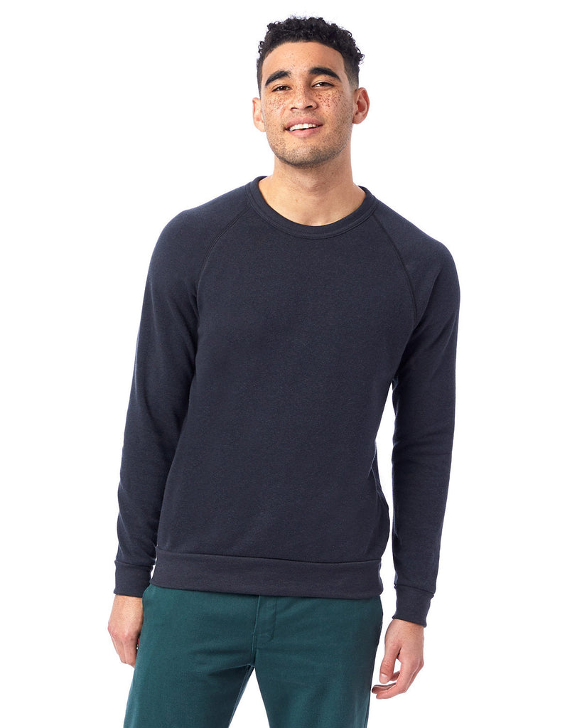 Alternative-AA9575-Unisex Champ Eco-Fleece Solid Sweatshirt-ECO TRUE BLACK
