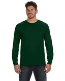 Anvil-784AN-Adult Midweight Long-Sleeve T-Shirt-FOREST GREEN