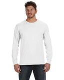 Anvil-784AN-Adult Midweight Long-Sleeve T-Shirt-WHITE