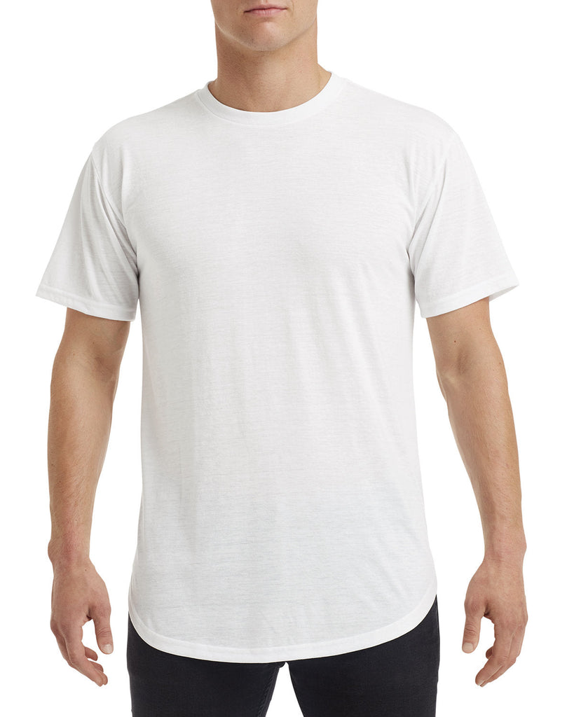 Anvil-900C-Adult Curve T-Shirt-WHITE
