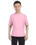 Anvil-990B-Youth Lightweight T-Shirt-CHARITY PINK
