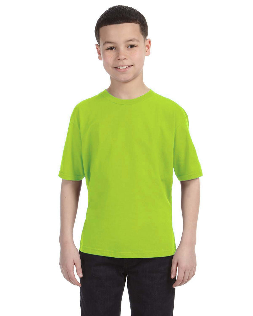 Anvil-990B-Youth Lightweight T-Shirt-NEON GREEN