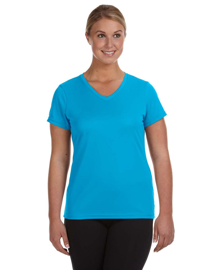 Augusta Sportswear-1790-Ladies NexGen Wicking T-Shirt-POWER BLUE