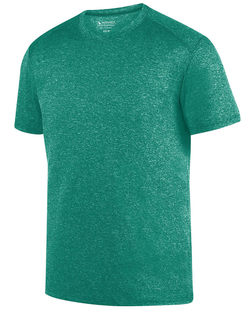 Augusta Sportswear-2800-Adult Kinergy Short-Sleeve Training T-Shirt-DK GREEN HEATHER