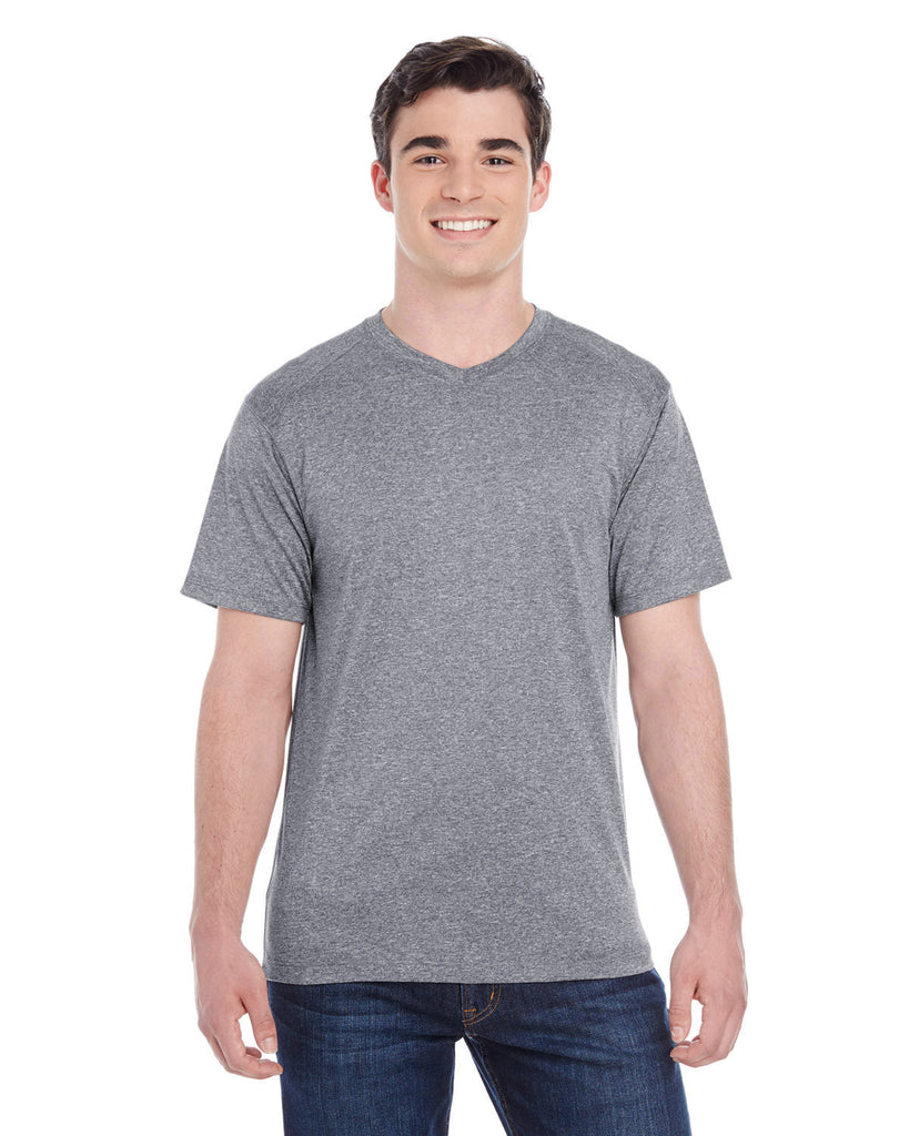 Augusta Sportswear-2800-Adult Kinergy Short-Sleeve Training T-Shirt-GRAPHITE HEATHER