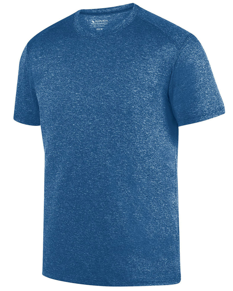 Augusta Sportswear-2800-Adult Kinergy Short-Sleeve Training T-Shirt-NAVY HEATHER