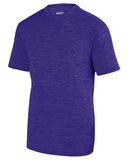 Augusta Sportswear-2900-Adult Shadow Tonal Heather Short-Sleeve Training T-Shirt-PURPLE