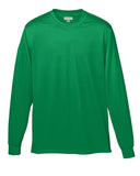 Augusta Sportswear-788-Adult Wicking Long-Sleeve T-Shirt-KELLY