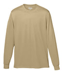 Augusta Sportswear-788-Adult Wicking Long-Sleeve T-Shirt-VEGAS GOLD