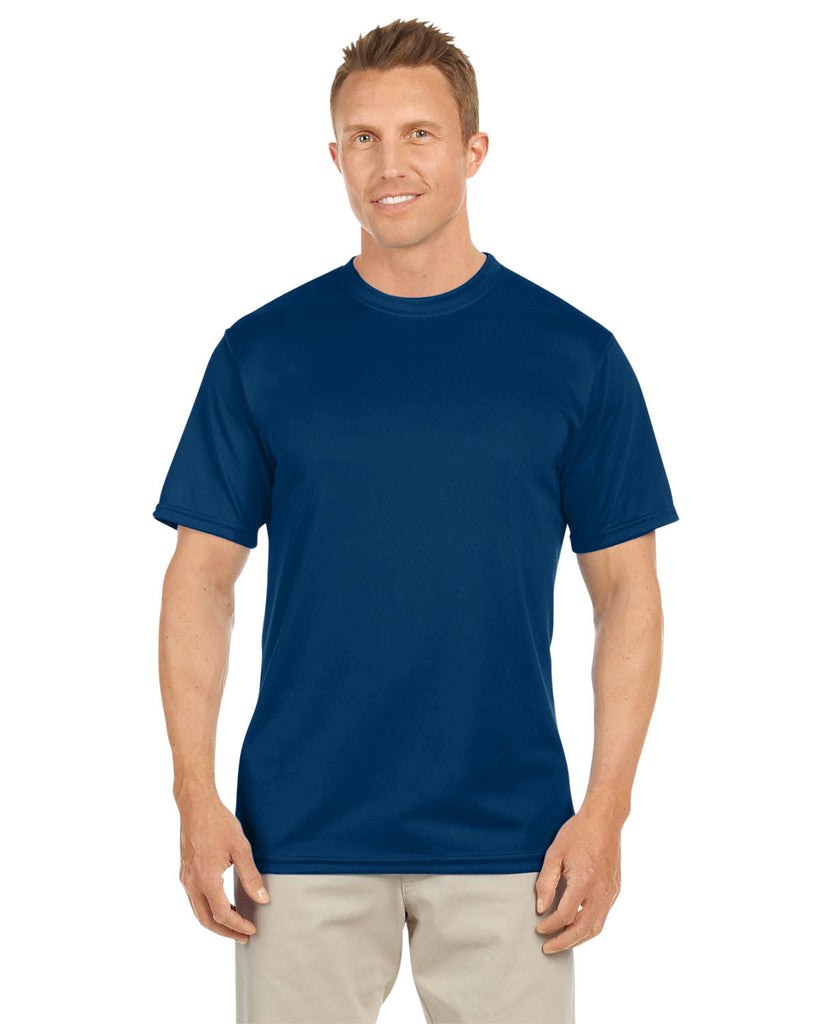 Augusta Sportswear-790-Adult NexGen Wicking T-Shirt-NAVY