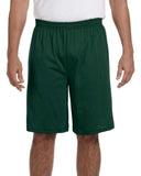Augusta Sportswear-915-Adult Longer-Length Jersey Short-DARK GREEN