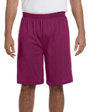 Augusta Sportswear-915-Adult Longer-Length Jersey Short-MAROON