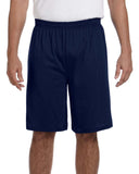 Augusta Sportswear-915-Adult Longer-Length Jersey Short-NAVY
