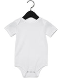 Bella + Canvas-100B-Infant Jersey Short-Sleeve One-Piece-WHITE