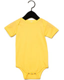 Bella + Canvas-100B-Infant Jersey Short-Sleeve One-Piece-YELLOW