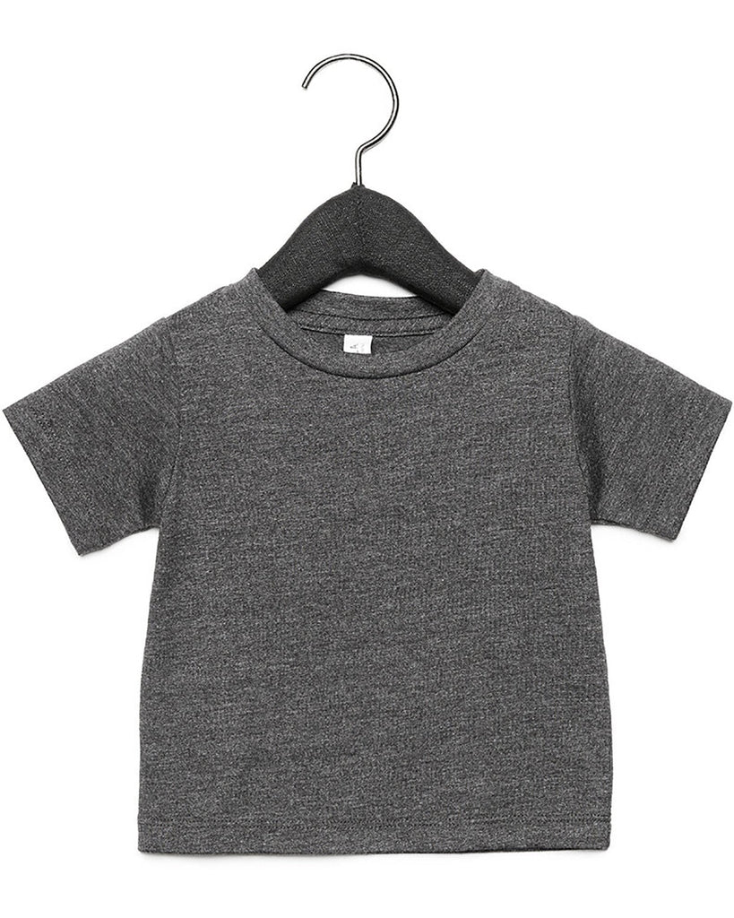 Bella + Canvas-3001B-Infant Jersey Short Sleeve T-Shirt-DARK GRY HEATHER