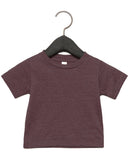 Bella + Canvas-3001B-Infant Jersey Short Sleeve T-Shirt-HEATHER MAROON