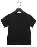 Bella + Canvas-3001T-Toddler Jersey Short-Sleeve T-Shirt-BLACK