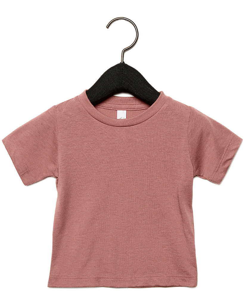Bella + Canvas-3413B-Infant Triblend Short Sleeve T-Shirt-MAUVE TRIBLEND
