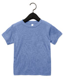 Bella + Canvas-3413T-Toddler Triblend Short-Sleeve T-Shirt-BLUE TRIBLEND