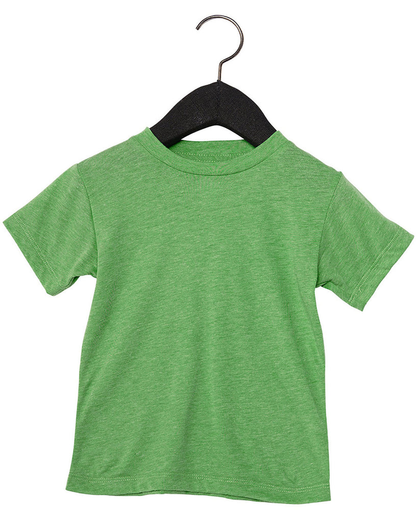 Bella + Canvas-3413T-Toddler Triblend Short-Sleeve T-Shirt-GREEN TRIBLEND