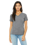 Relaxed Triblend V Neck T Shirt