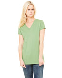 Bella + Canvas-B6005-Ladies Jersey Short-Sleeve V-Neck T-Shirt-LEAF